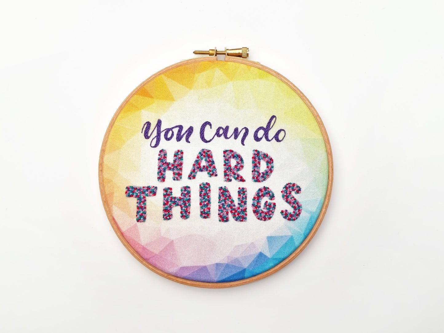 You Can Do Hard Things Embroidery Fabric Pack - Fabric Packs - ohsewbootiful