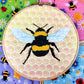 Thread Painted Bumble Bee Embroidery Kit - Embroidery Kits - ohsewbootiful