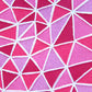 Geometric Pink + Red Heart Fabric Pattern Pack - Fabric Packs - ohsewbootiful