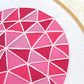 Geometric Pink + Red Heart Fabric Pattern Pack - Fabric Packs - ohsewbootiful