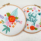 Be Kind To Yourself Embroidery Fabric Pattern Pack - Fabric Packs - ohsewbootiful