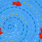 Fish Pond Embroidery Fabric Pack, Relaxing Crafts - Fabric Packs - ohsewbootiful