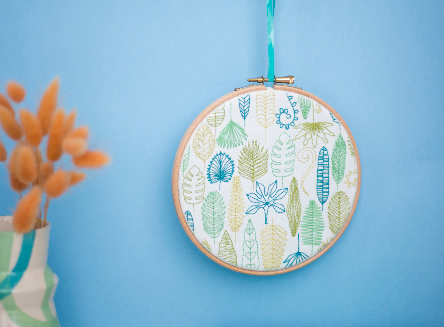 Loadsa Leaves Embroidery PDF Pattern -  - ohsewbootiful